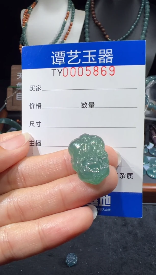 未镶嵌挂件翡翠在5869