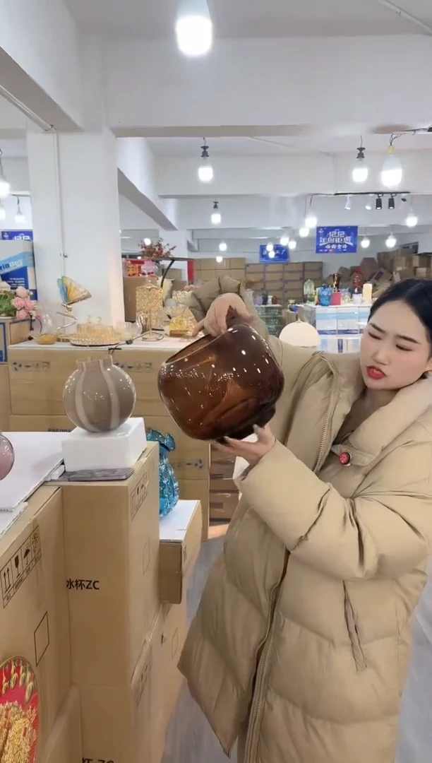 【闪购商品】琉璃昕洋花器G-品35