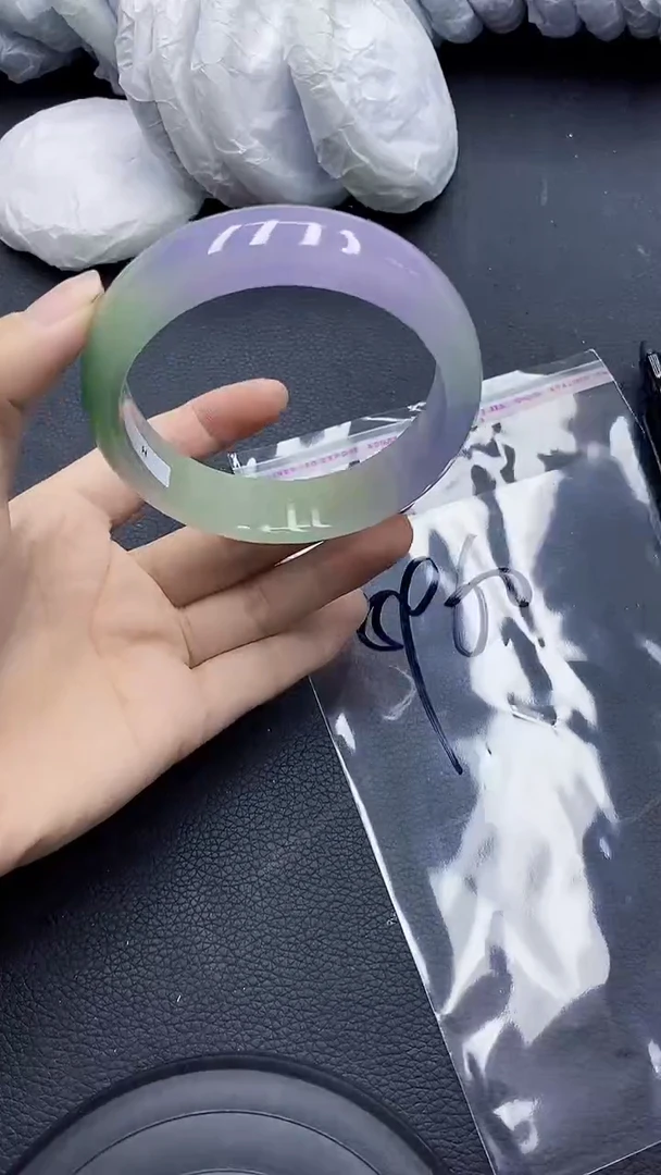 高冰透美人手镯 所见即所得144
