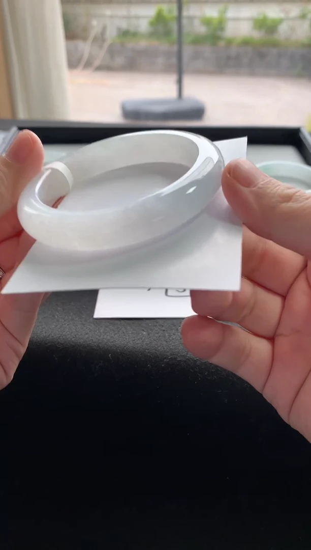 未镶嵌手镯翡翠58正圈买断Y3755