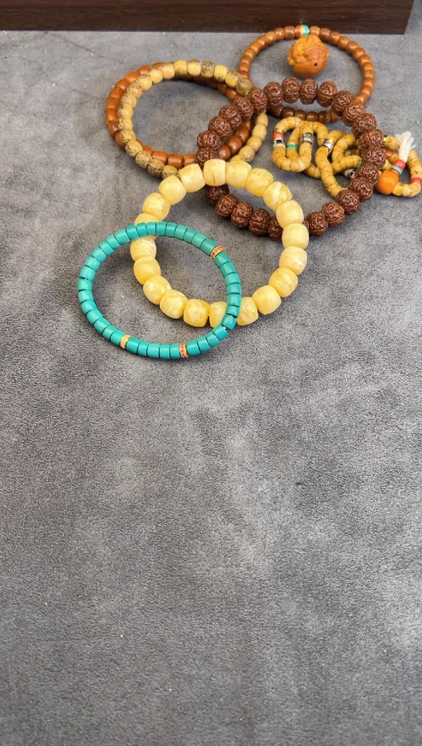 【闪购商品】绿松石手链合金绿松石手串1