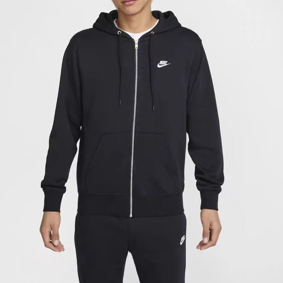 男子四季款时尚百搭连帽针织夹克FN3885010