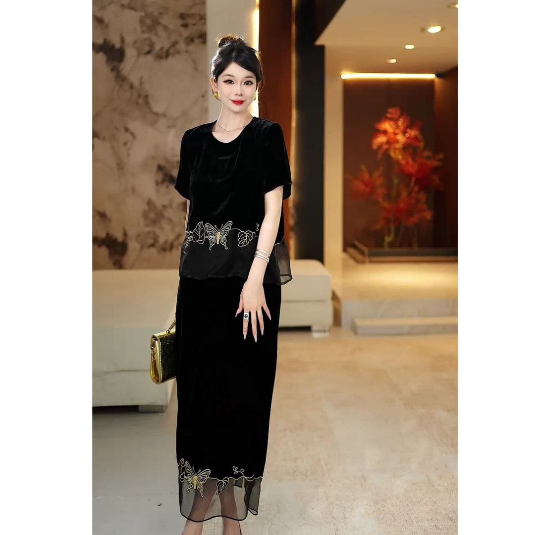 2025夏季新款时尚两件套装高级感小众设计师款