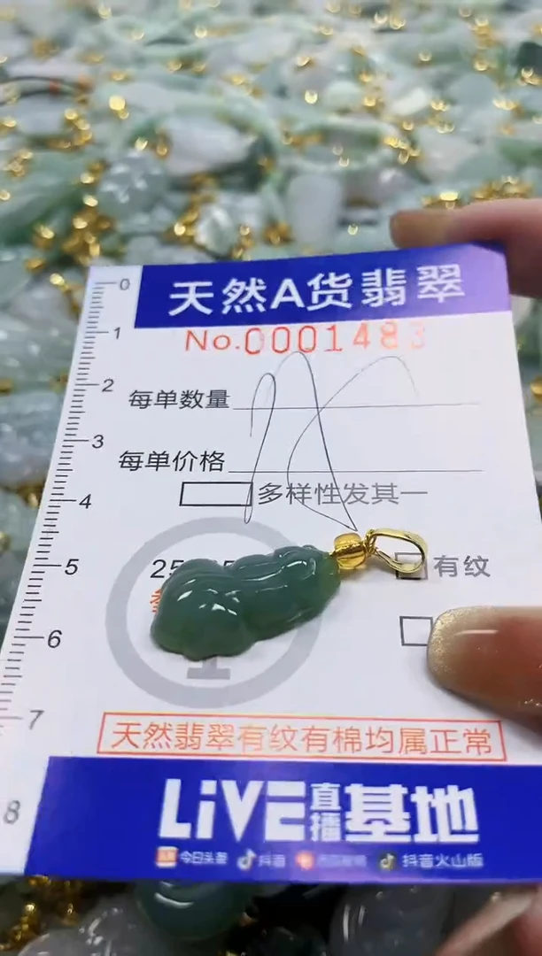 颈饰未镶嵌翡翠天然A货翡翠