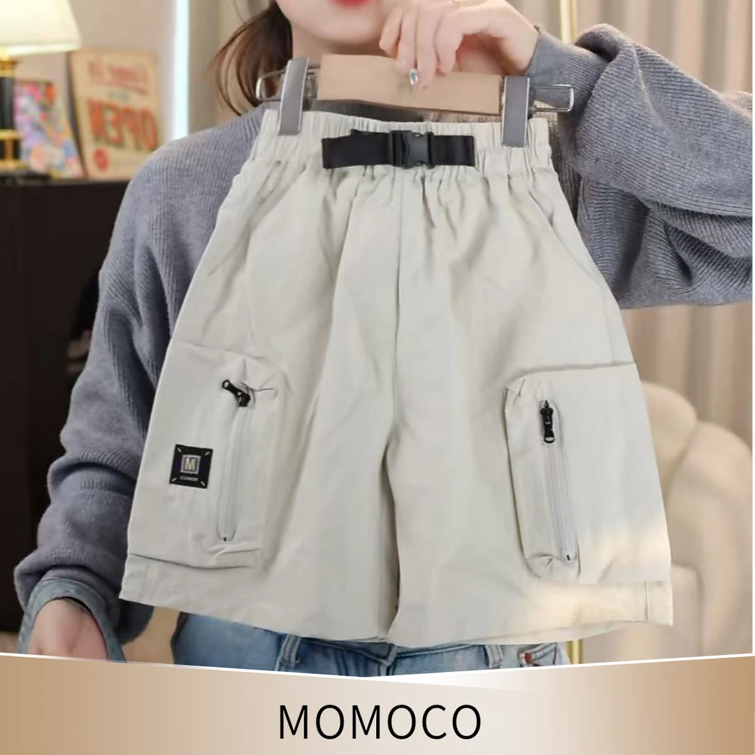 天丝宝宝薄款短裤裤子MOMOCO中裤款男童时尚休闲百搭工装五分裤