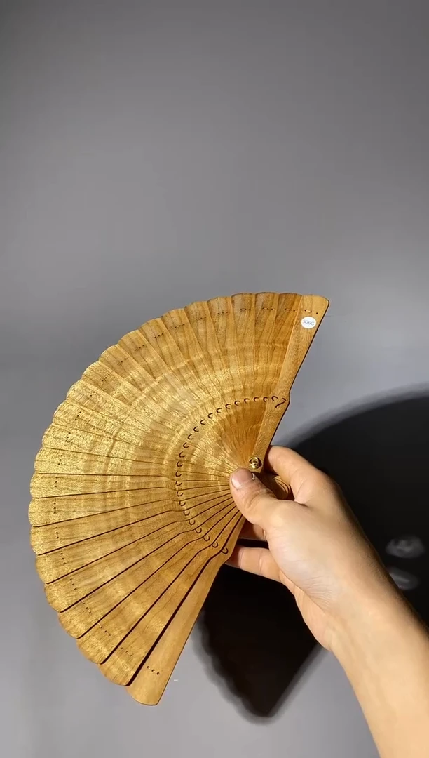 金丝楠506号18cm小叶桢楠扇子
