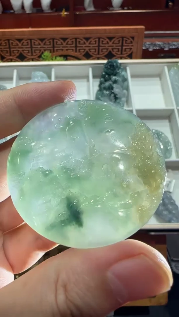 未镶嵌挂件翡翠A货翡翠多样性孤品