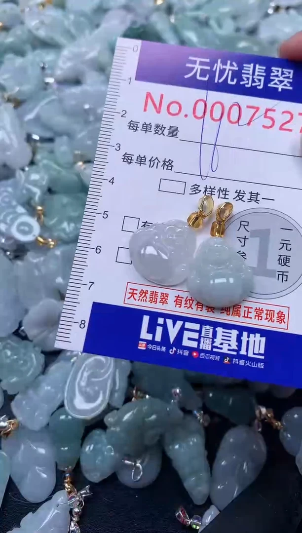 颈饰未镶嵌翡翠7527