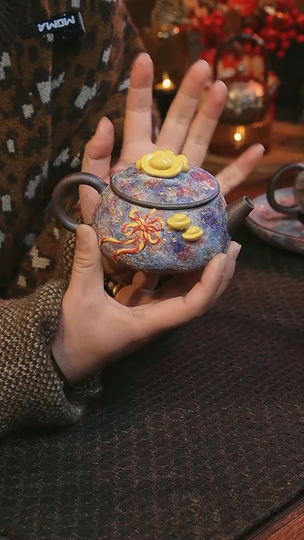 【闪购商品】瓷片上古元宝壶--------------