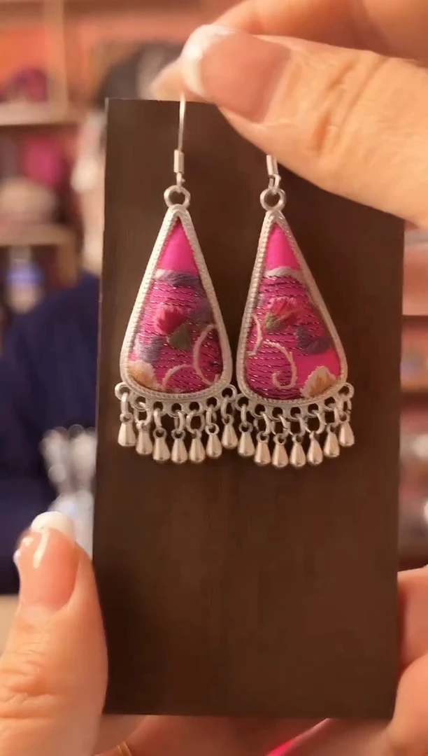 织绣艺枝独绣老绣饰品181