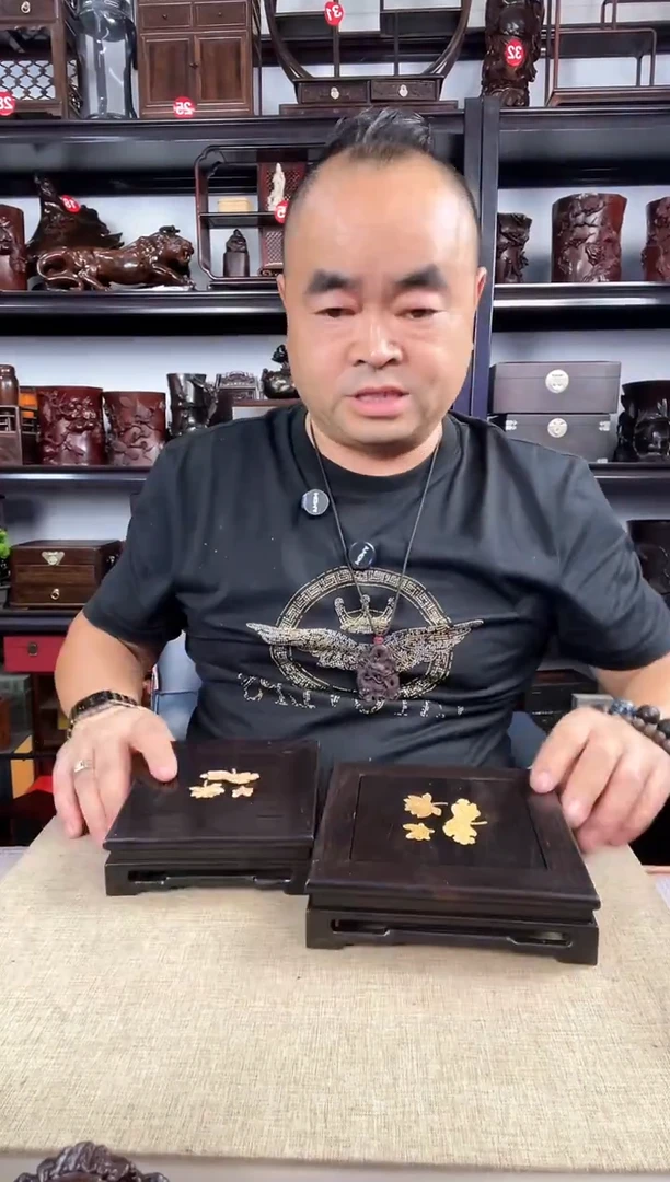 木373瑕疵老李红木工艺品