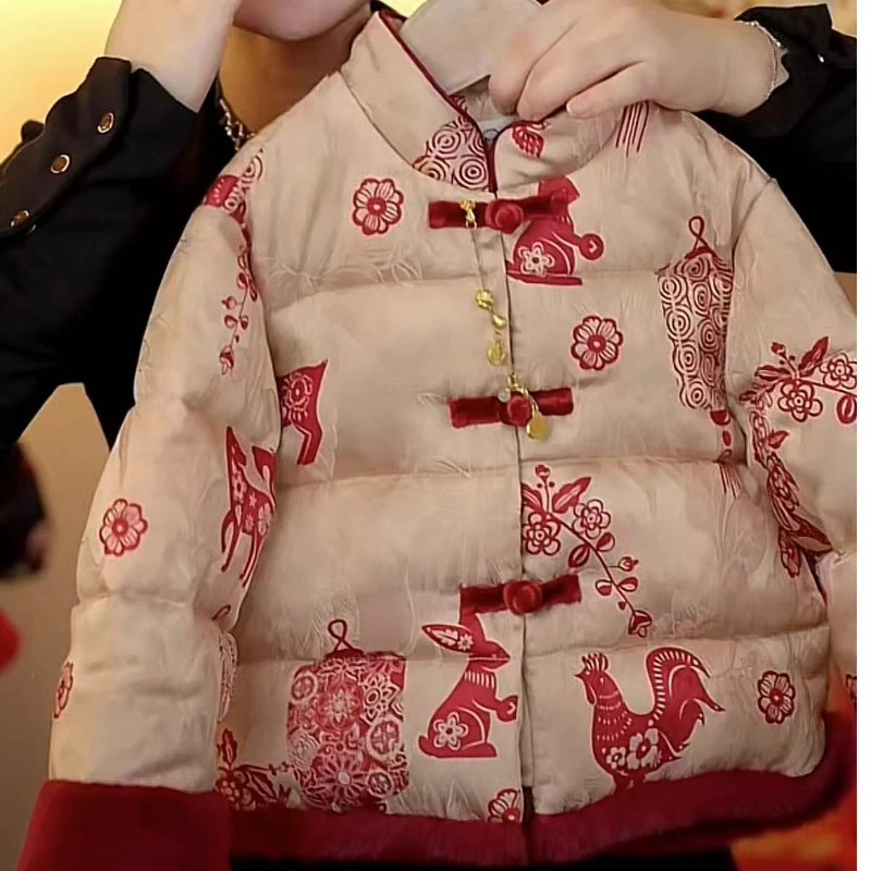之一【十二生肖】幂姐原创2024冬男女童拜年服年装棉服MJD246683