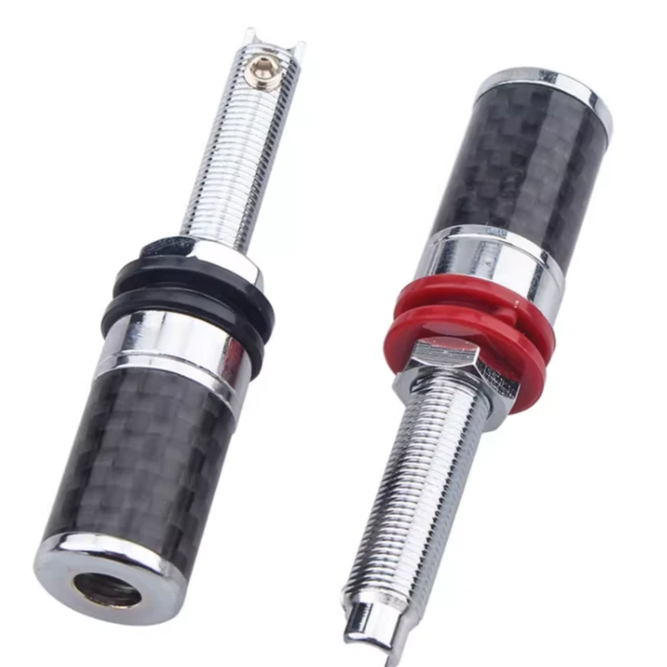 hifi发烧级碳纤音箱接线柱镀金外壳喇叭接线柱长柱短柱