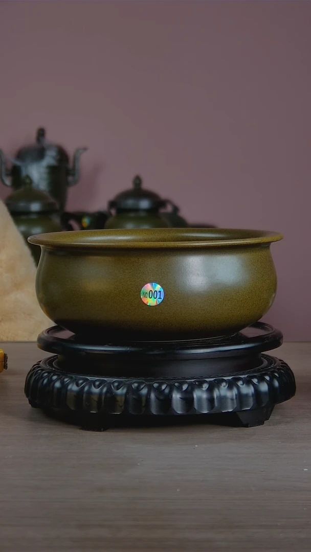 從**流景韵堂仿清茶叶末釉