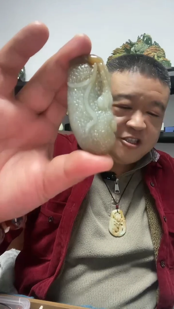 未镶嵌和田玉把件福瓜雕刻把件