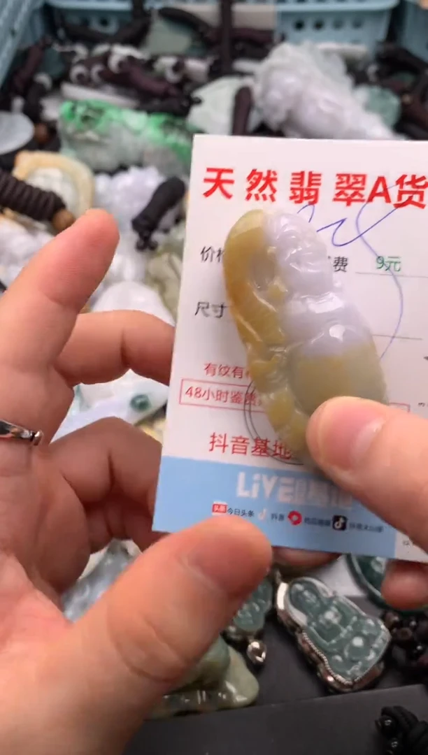 翡翠未镶嵌吊坠(不含链)1