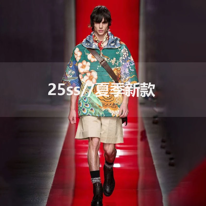 supercolor【连帽冲锋衣夹克】25ss//新款连帽抽绳设计夹克 T