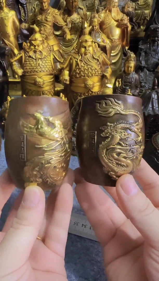 老黄黄铜摆件装饰品