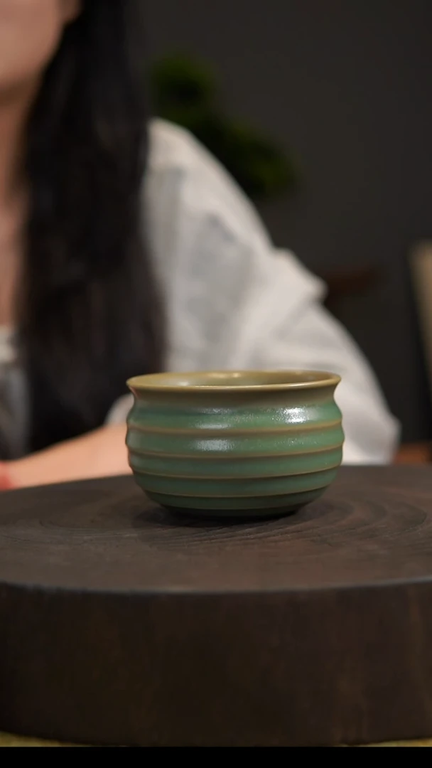 杯子熊*炫纹杯 汝州原产地  原矿老釉