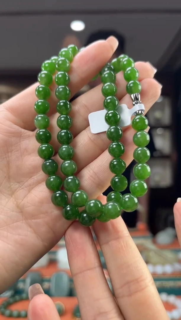 和田玉未镶嵌颈饰佩佩8mm左右