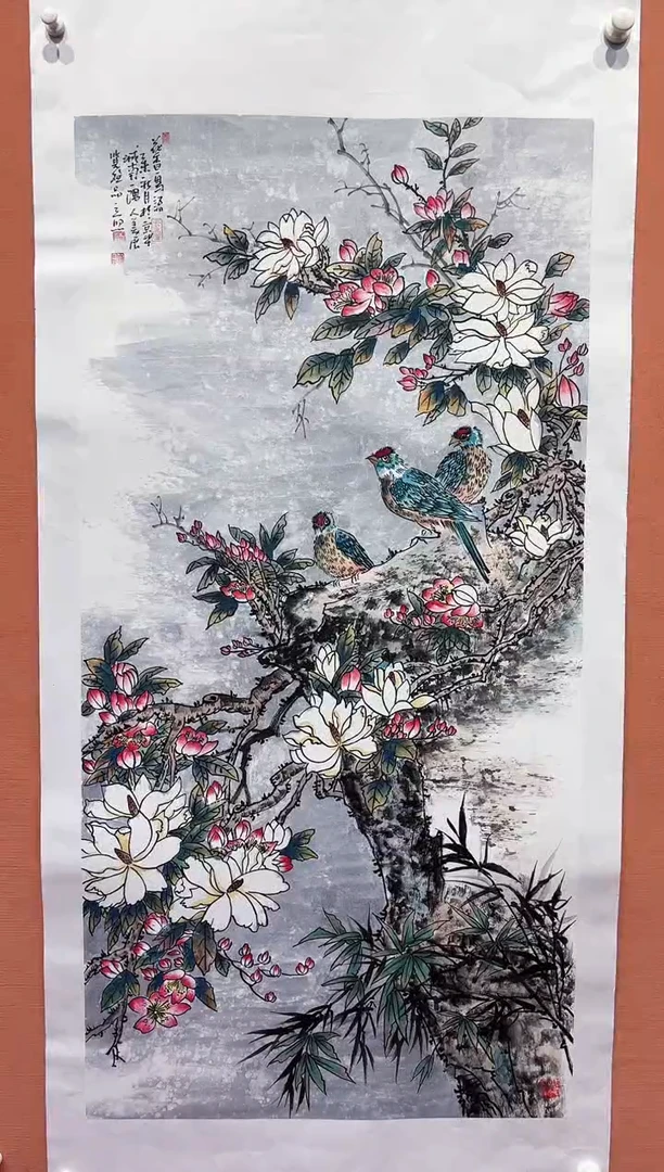 国画师立照老师国画作品