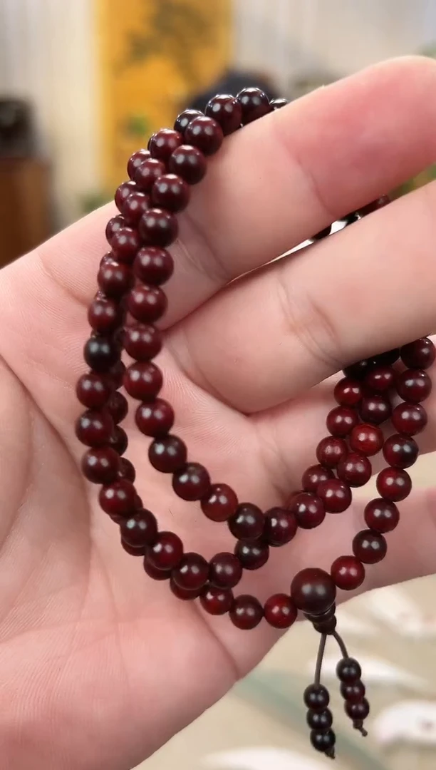 紫檀木类成套家具小叶紫檀 檀香紫檀0.6/108手串（发其一）
