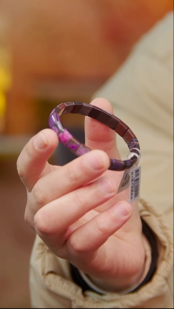 苏纪石（舒俱来）未镶嵌老油紫手牌60号