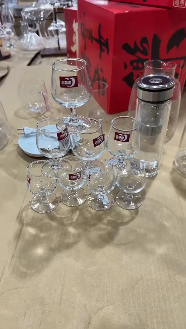 【闪购商品】水晶玻璃无盖款青苹果闪购价*8