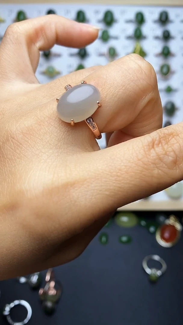 【闪购商品】和田玉戒指未镶嵌1