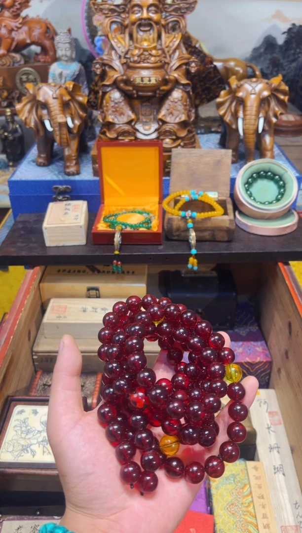 未镶嵌血珀裸石A老七专属高端精品97