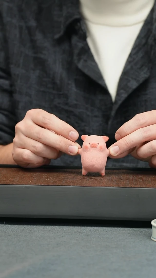 【闪购商品】茶宠茶宠-躺平猪（粉）