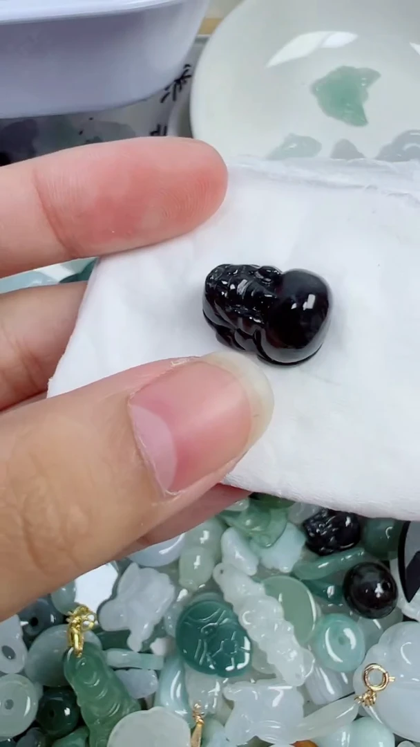 散珠翡翠248号链接，A货翡翠