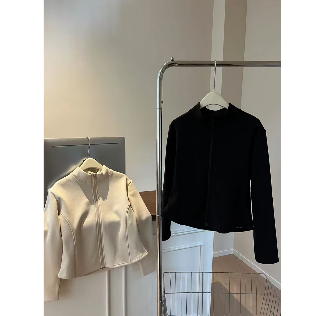 112重磅定制加厚款石墨烯聚温防风小蛮瑜伽服-衣长50