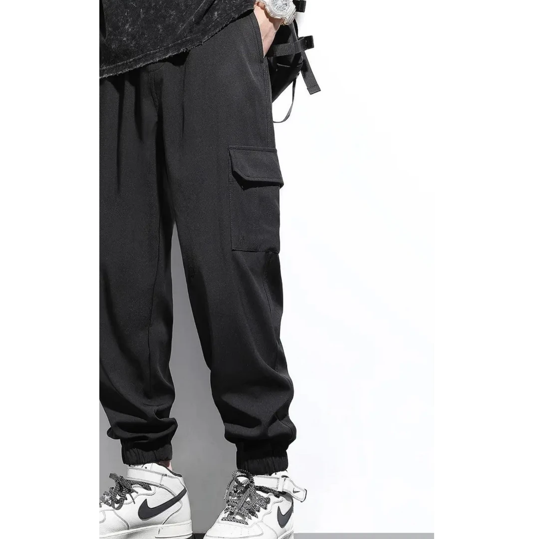 333-冬季加绒工装风百搭休闲裤束脚