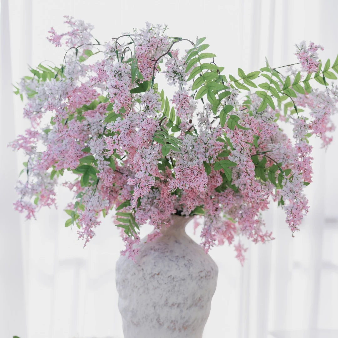 槐蕊仿真花假花摆设高级感逼真轻奢高端民宿客厅前台装饰花艺摆件