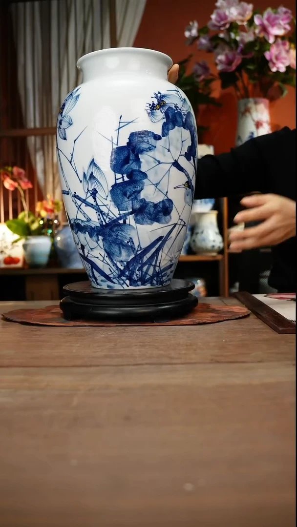 当代高温釉下彩手绘陶瓷餐具