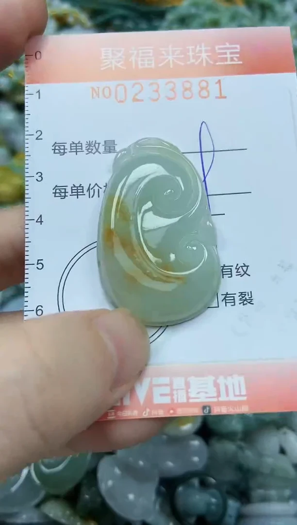 未镶嵌挂件翡翠闪购0233881