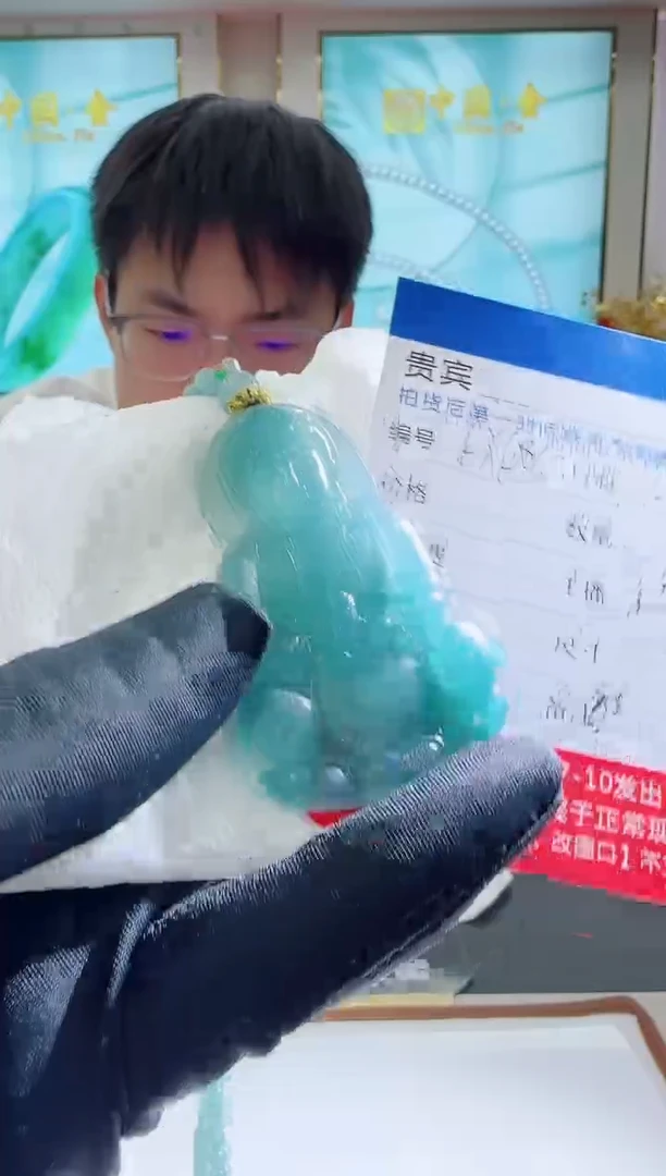 未镶嵌定制翡翠LX68翡翠吊坠赠珠链-多样性发其一