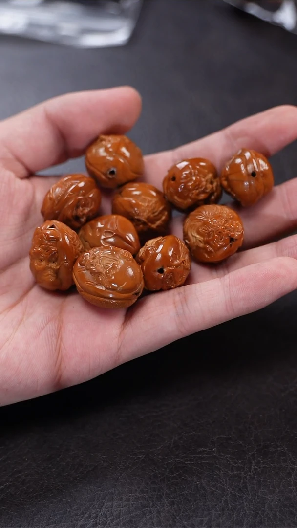 手串/手链橄榄核日*阁八万核雕文玩作品+