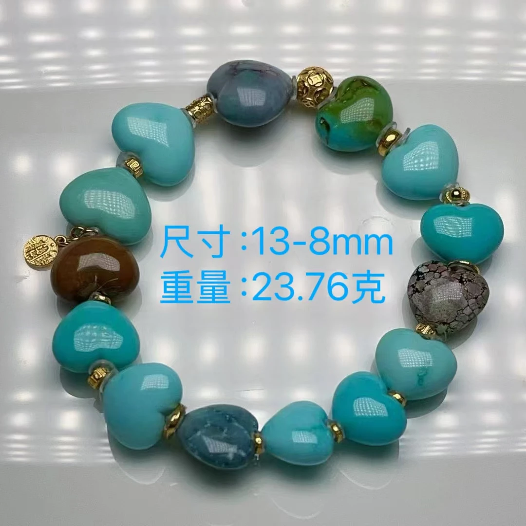 〖屁桃手串〗原矿高瓷玉华料屁桃手串 18k金搭配