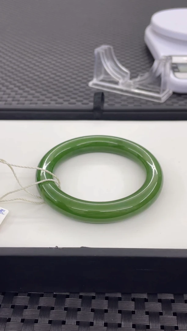 和田玉手镯未镶嵌天**云手镯一条56+微矿点（多样性发一件）Z0674