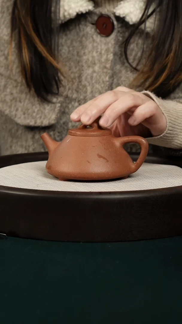 【闪购商品】紫砂茶壶微瑕子冶石瓢壶