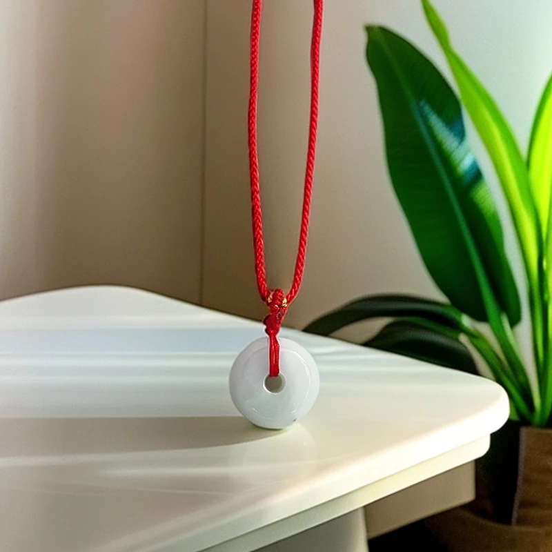 天然翡翠玉石转运珠路路通红绳吊坠【多样性发其一】BH260