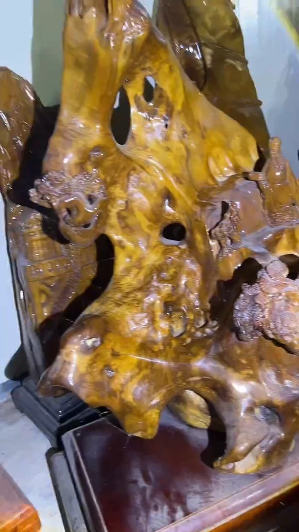 金丝楠网****》小叶桢楠随行摆件42