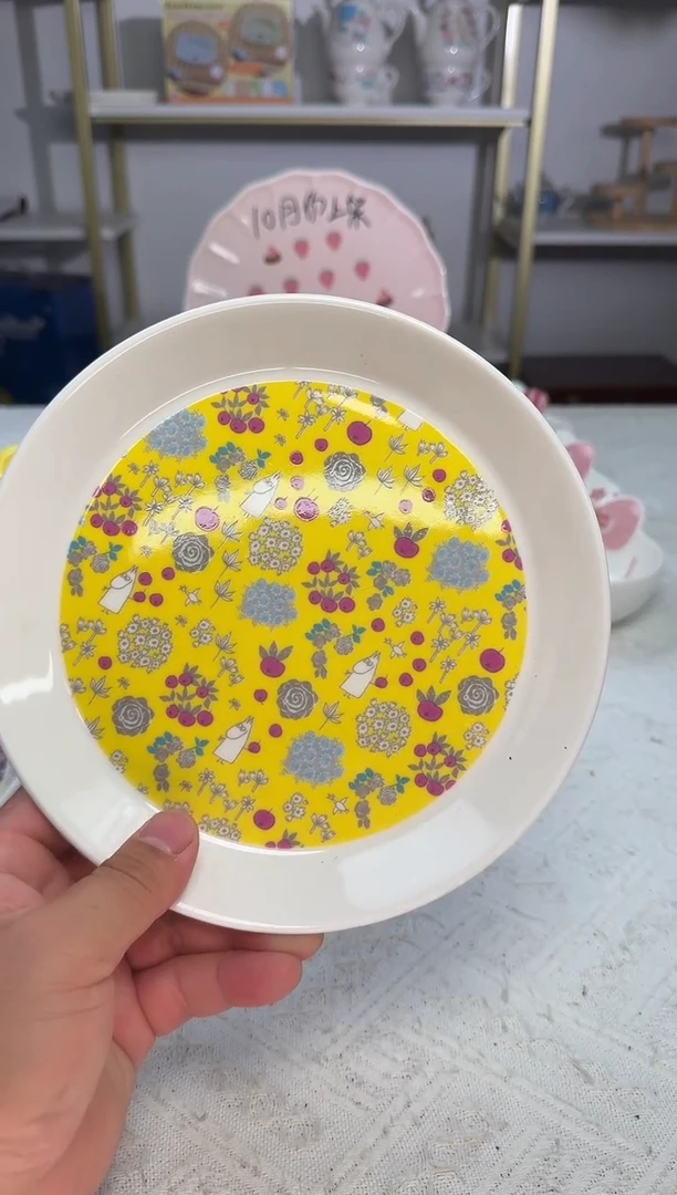 瓷片可爱卡通陶瓷餐具