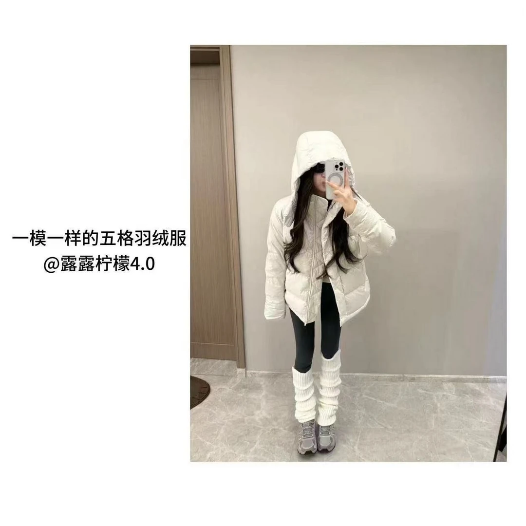 五格泡芙连帽羽绒服一样样的