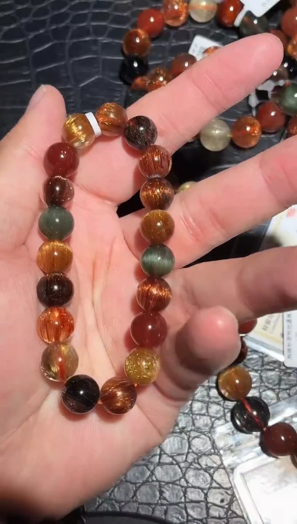 未镶嵌手链水晶单圈发晶多宝A10