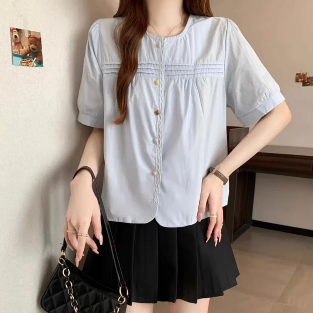 【301-400】夏季显白显瘦潮流衬衫女集合链接