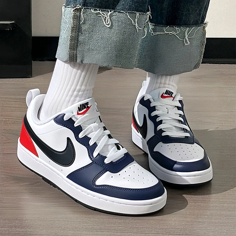 耐克（NIKE）板鞋女鞋新款COURT BOROUGH运动鞋轻便耐磨休闲鞋子