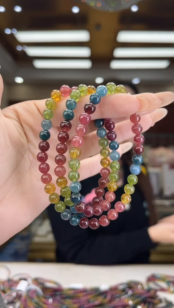 【闪购商品】碧玺/未镶嵌6mm+碧玺多圈29多样性发货